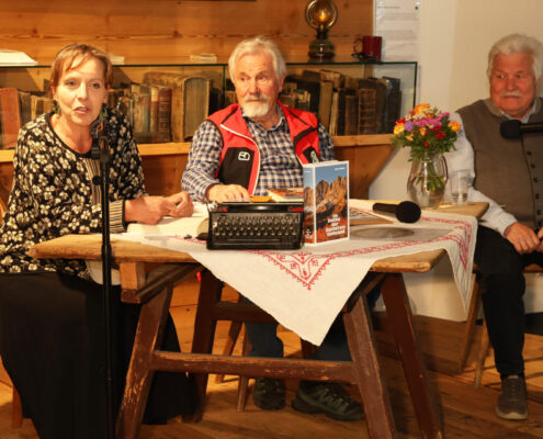 Lesung im Museum Die Leser, Regina Stocker, Ing. Anton Streicher, Dr. Josef Hasitschka
